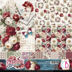 Bohemian Burgundy - 12x12 Patterns Pad