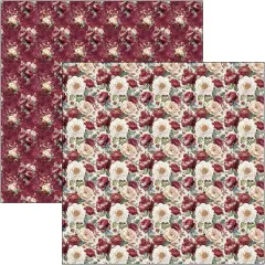 Bohemian Burgundy - 12x12 Patterns Pad
