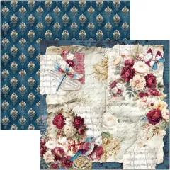 Bohemian Burgundy - 12x12 Patterns Pad