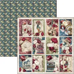 Bohemian Burgundy - 12x12 Patterns Pad