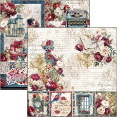 Bohemian Burgundy - 8x8 Paper Pad