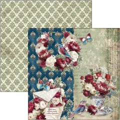 Bohemian Burgundy - 8x8 Paper Pad