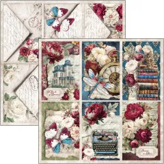 Bohemian Burgundy - 8x8 Paper Pad