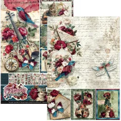 Bohemian Burgundy - A4 Creative Pad