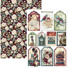 Bohemian Burgundy - A4 Creative Pad