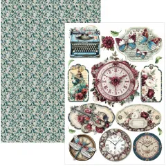 Bohemian Burgundy - A4 Creative Pad