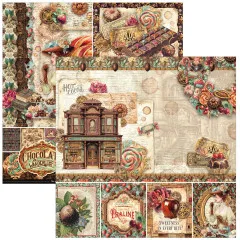 The Chocolate Factory - 8x8 Paper Pad