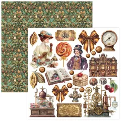 The Chocolate Factory - 6x6 Fussy Cut Pad