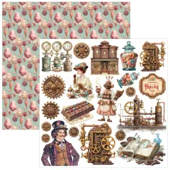 The Chocolate Factory - 6x6 Fussy Cut Pad