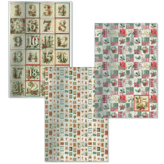 Merry & Bright - A4 Deluxe Paper - Silver & Vellum Dual Pack Mixed