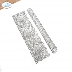 Metal Cutting Die - Evening Rose - Elegant Decorative Borders