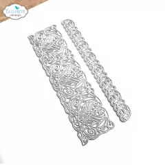 Metal Cutting Die - Evening Rose - Elegant Decorative Borders