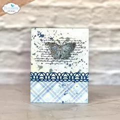 Clear Stamps - Evening Rose - Butterflies and Swirls