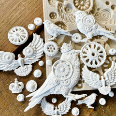 Decor Mould - Clockwork Sparrows