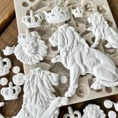 Decor Mould - Regal Lions