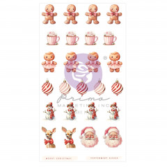 Puffy Stickers - 25 & Peppermint