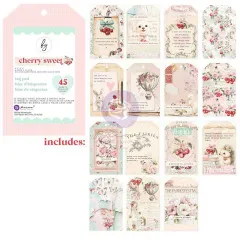 Prima Marketing - Tag Pad - Cherry Sweet
