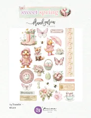 Sweet Spring - A4 Transfers / Rub-Ons