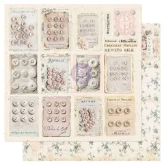 Buttons & Keepsakes by Frank Garcia - 12x12 Paper Pad