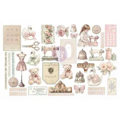 Buttons & Keepsakes by Frank Garcia - Ephemera - Stitched Clippings