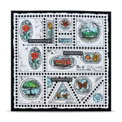 Cutting Dies Nr. 124 - Geary Cutouts - Scallop Ovals by Autour De Mwa & Co