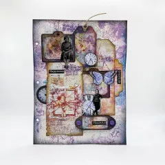 Ephemera Die-Cuts Nr. 76 - Mauve Delight