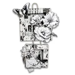 Ephemera Die-Cuts Nr. 93 - Pollen Drift - Gravel Script