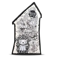 Ephemera Die-Cuts Nr. 93 - Pollen Drift - Gravel Script