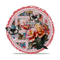 Layer-It-Up Washi Tape - Peonies Airmail