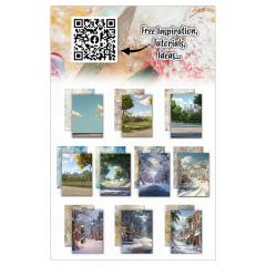 A5 Design Paper Nr. 34 - Weathered Wanderings - Seasoned Trails