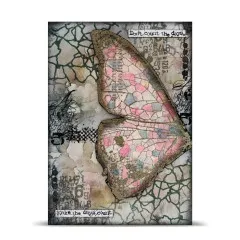 A5 Design Paper Nr. 34 - Weathered Wanderings - Seasoned Trails