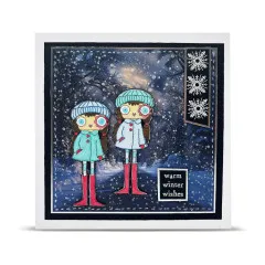 6x6 Inch Design Paper Nr. 36 - Weathered Wanderings - Faded Horizons