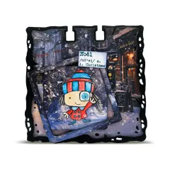 6x6 Inch Design Paper Nr. 36 - Weathered Wanderings - Faded Horizons