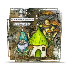 6x6 Inch Design Paper Nr. 36 - Weathered Wanderings - Faded Horizons