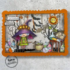 A5 Design Paper Nr. 37 - Weathered Wanderings - Sunset Splashes