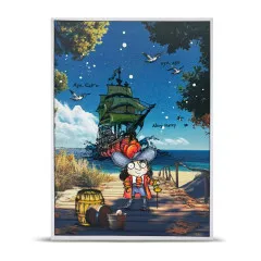 A5 Design Paper Nr. 37 - Weathered Wanderings - Sunset Splashes