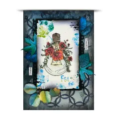 A5 Design Paper Nr. 37 - Weathered Wanderings - Sunset Splashes