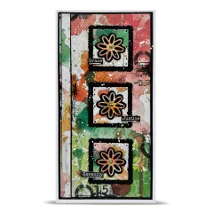 A5 Design Paper Nr. 37 - Weathered Wanderings - Sunset Splashes