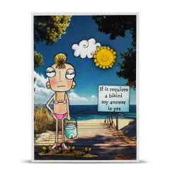 A6 Design Paper Nr. 38 - Weathered Wanderings - Sun-Kissed Streets