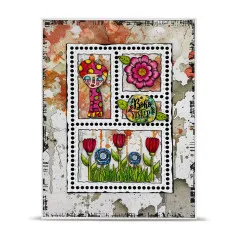 A6 Design Paper Nr. 38 - Weathered Wanderings - Sun-Kissed Streets