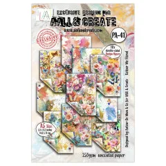 AALL & Create - A5 Paper Pack - Colour Me Floral
