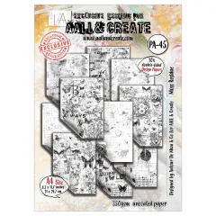 AALL & Create - A4 Paper Pack - Inkblot Meadow - Moss Residue