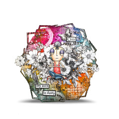 AALL & Create - 6x6 Paper Pack - Inkblot Meadow - Graph Paper Garden