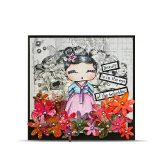 AALL & Create - 6x6 Paper Pack - Inkblot Meadow - Graph Paper Garden