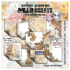 AALL & Create - 12x12 Paper Pack - Surface Marks