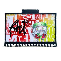 Stencil Nr. 267 - 6x6 - Typestorm Mathpunk - Typestorm by Autour De Mwa & Co