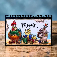 Aall & Create Clear Stamps Bundle - Festive Friends by Autour De Mwa & Co