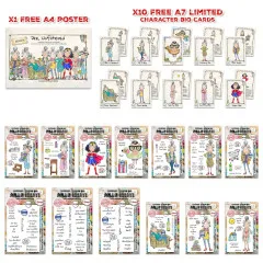 Aall & Create Clear Stamps Bundle - Dee Infiltered - Miss Dee by Janet Klein