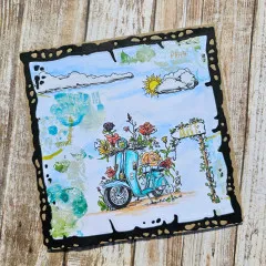 Clear Stamps Nr. 1185 - Beach Bikers