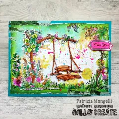 Clear Stamps Nr. 1197 - Swing Garden